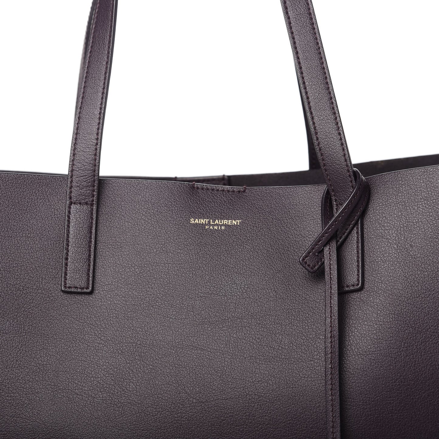 Calfskin Large Shopping Tote Purple