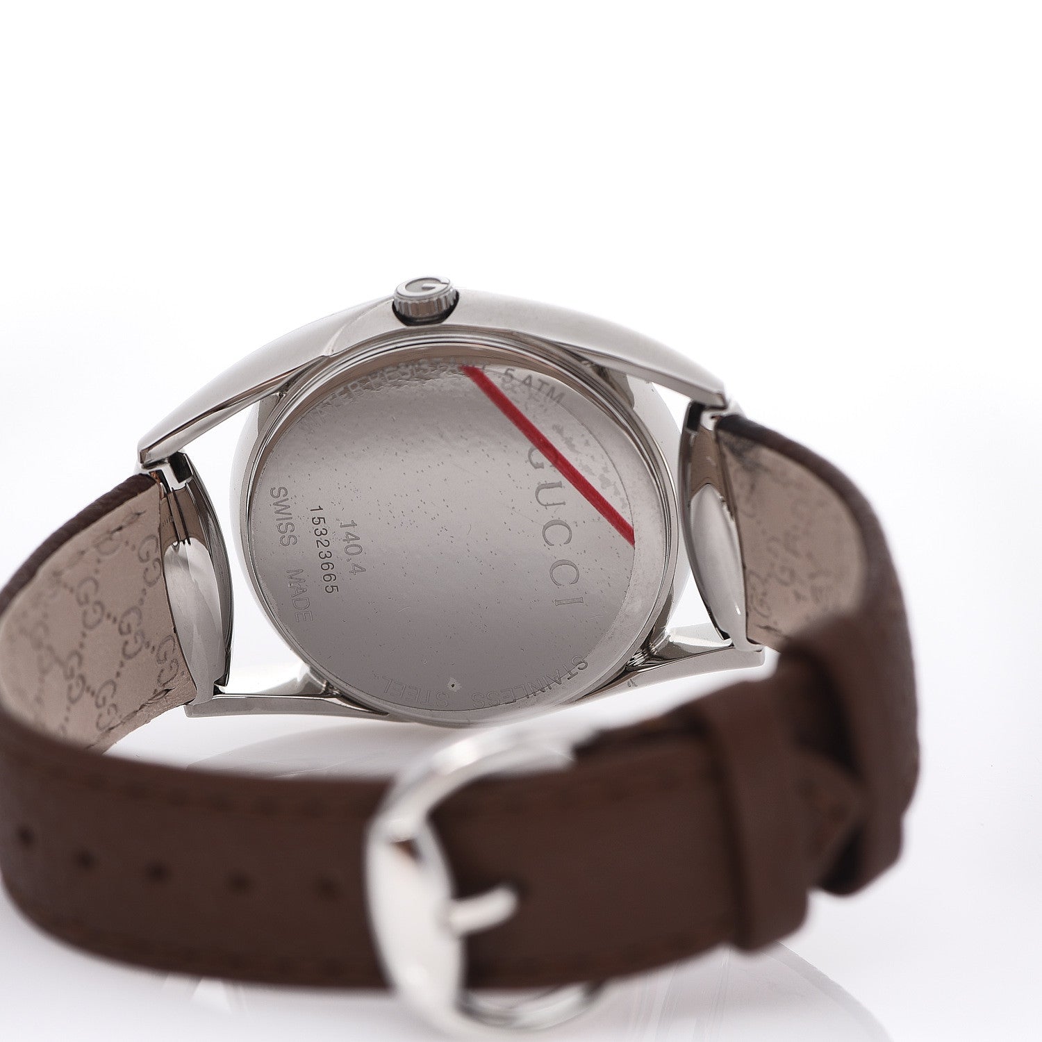 Gucci Stainless Steel Calfskin 34mm Horsebit Quartz Watch 4 of 6