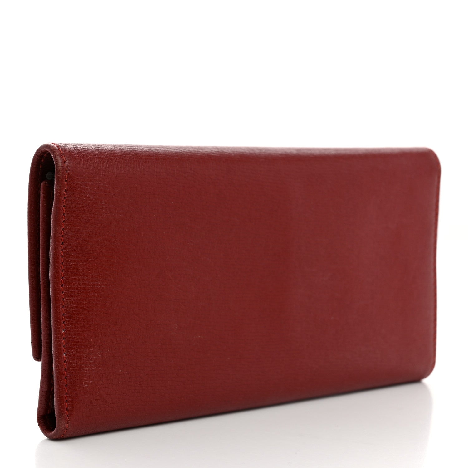 Gucci Calfskin GG Continental Wallet Red 3 of 7