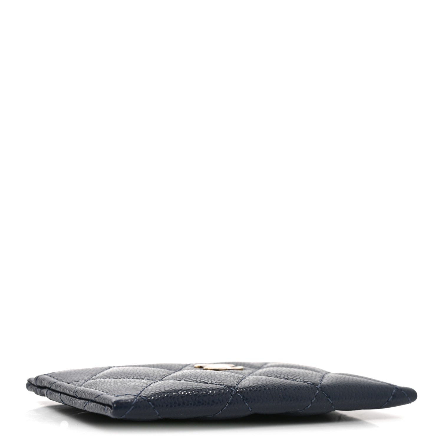 Chanel Caviar Quilted Card Holder Blue 4 of 8