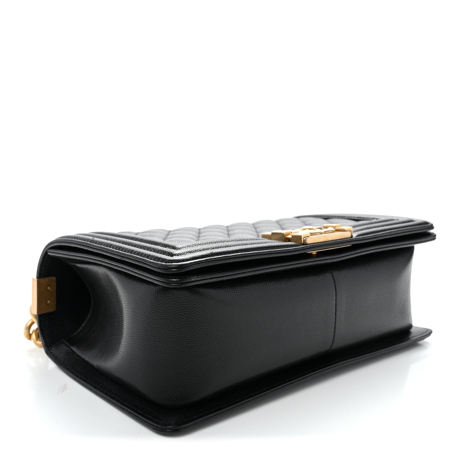 Chanel Caviar Quilted Medium Boy Flap Black 4 of 10