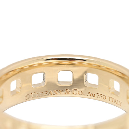 Tiffany 18K Yellow Gold T True Wide Ring 50 5.5 4 of 4