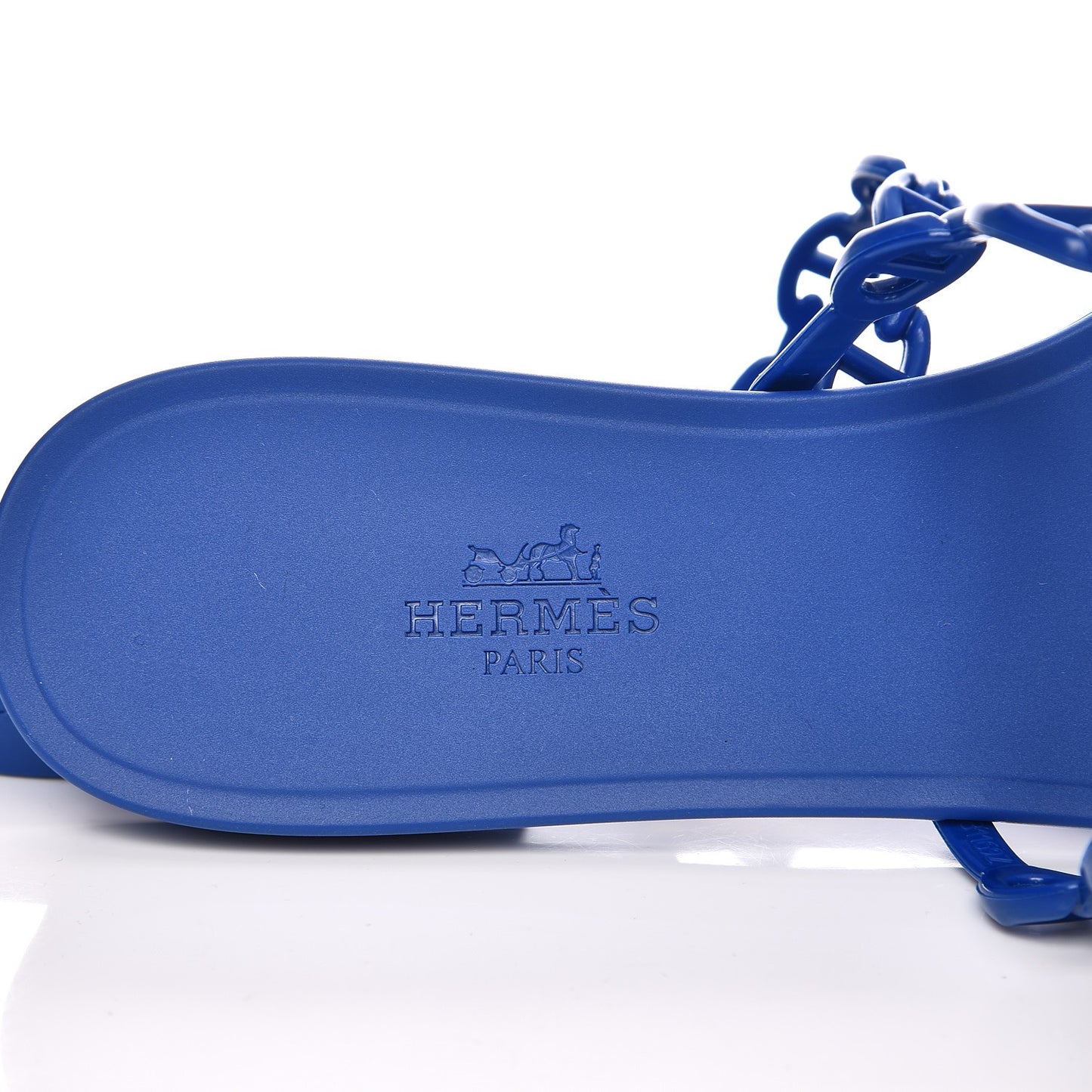 Rubber Chaine d'Ancre Rivage Sandals 38 Bleu Smalt