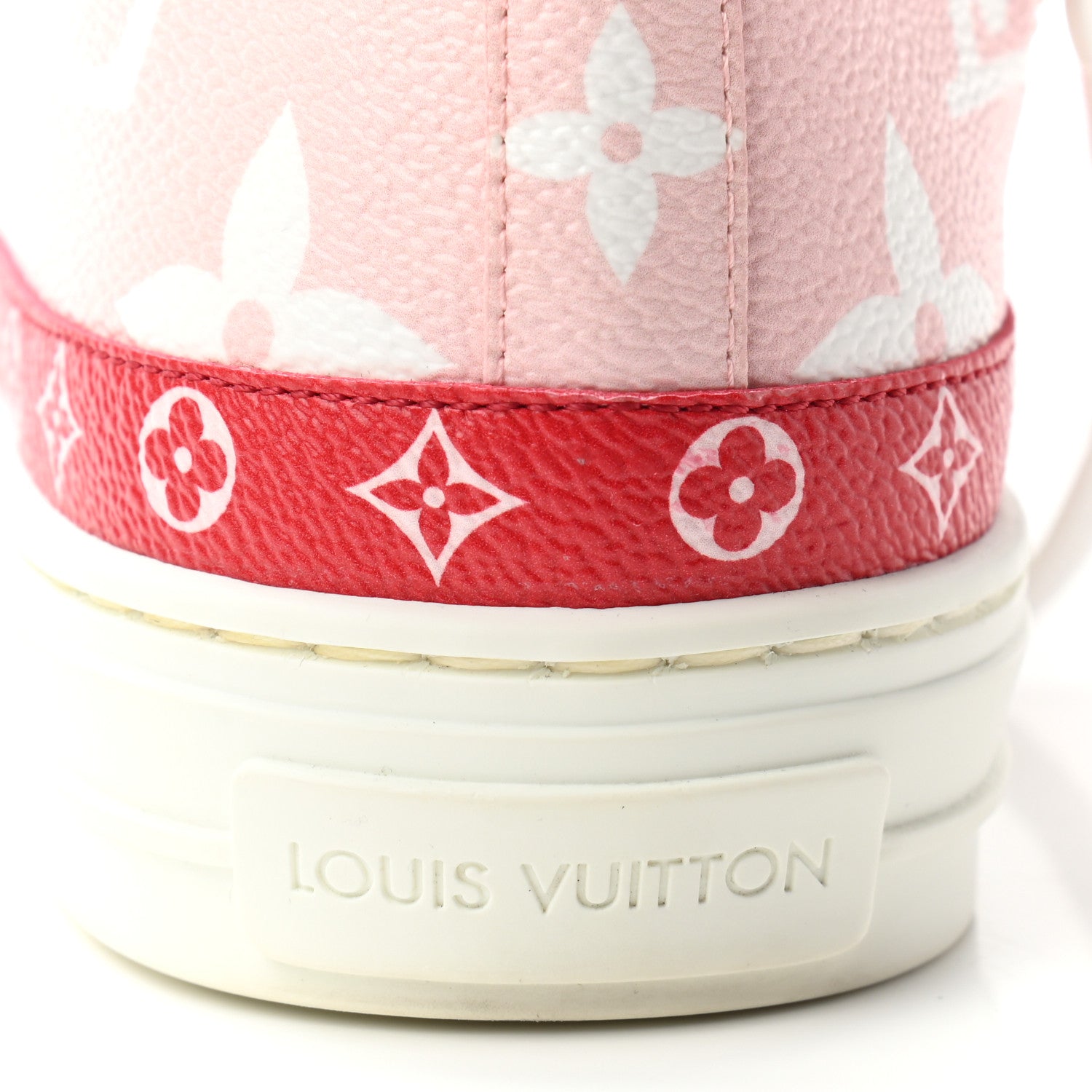 Louis Vuitton Monogram Giant Stellar Sneaker Boots 38 Rose Rouge 8 of 10