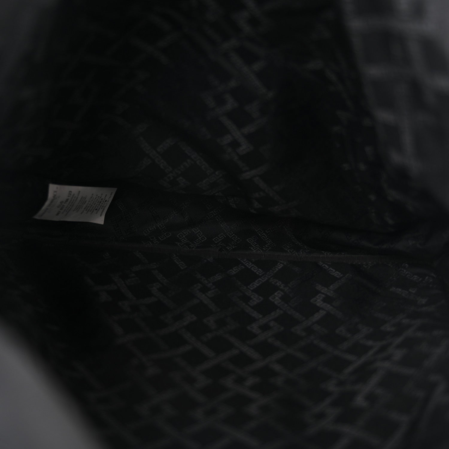 Versace Nylon Goatskin Studded Palazzo Medusa Backpack Black 5 of 12