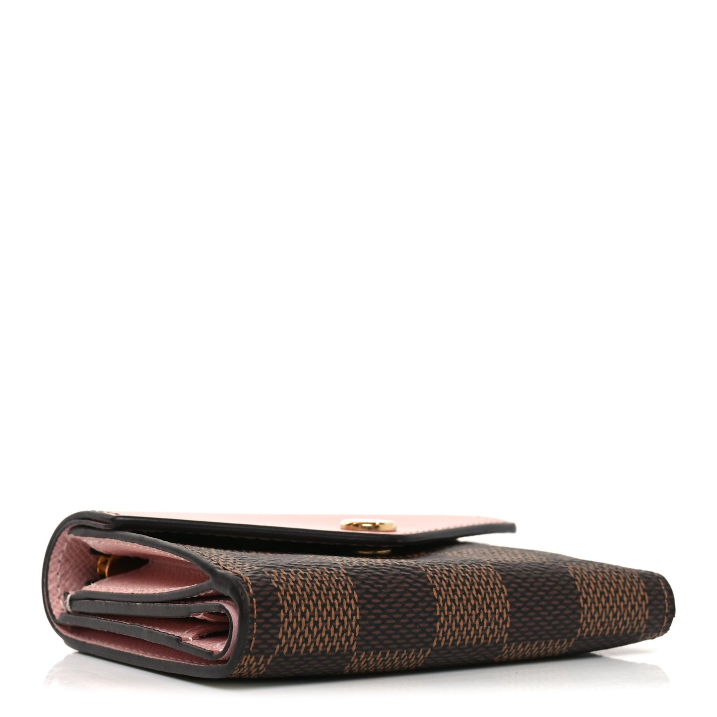 Damier Ebene Zoe Wallet Rose Ballerine
