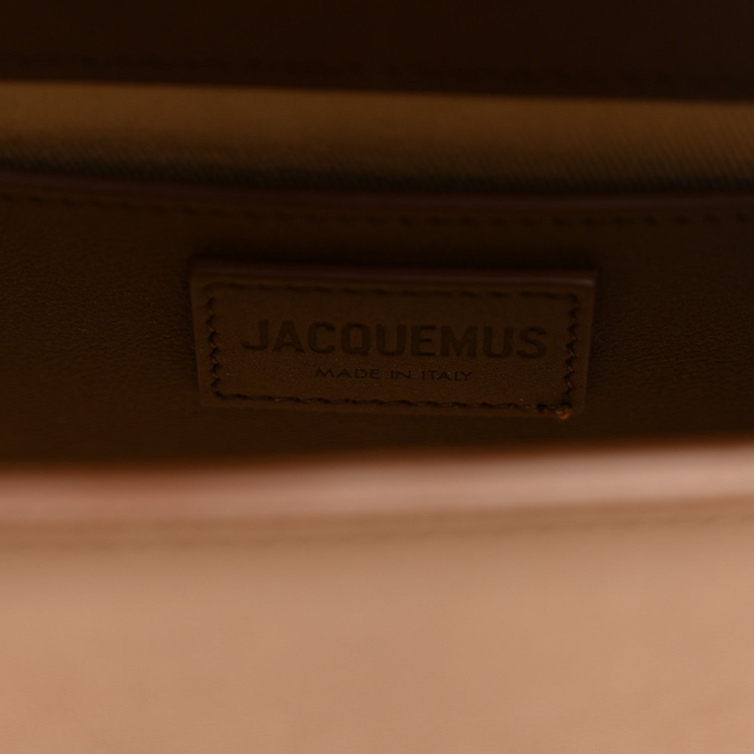 Jacquemus Rubberized Calfskin Le Grand Bambino Brown 6 of 9