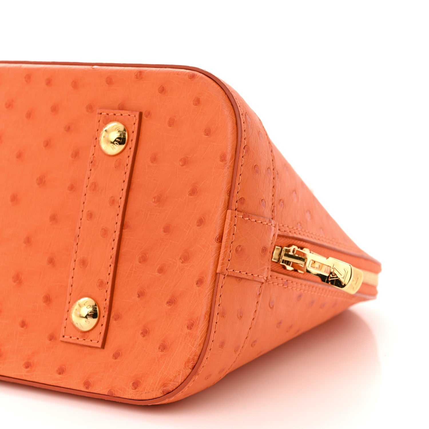 Louis Vuitton Ostrich Alma PM Piment 9 of 9
