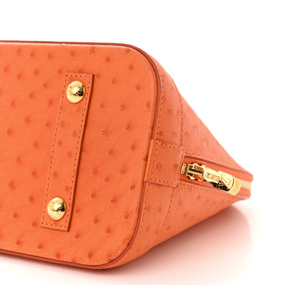 Louis Vuitton Ostrich Alma PM Piment 9 of 9