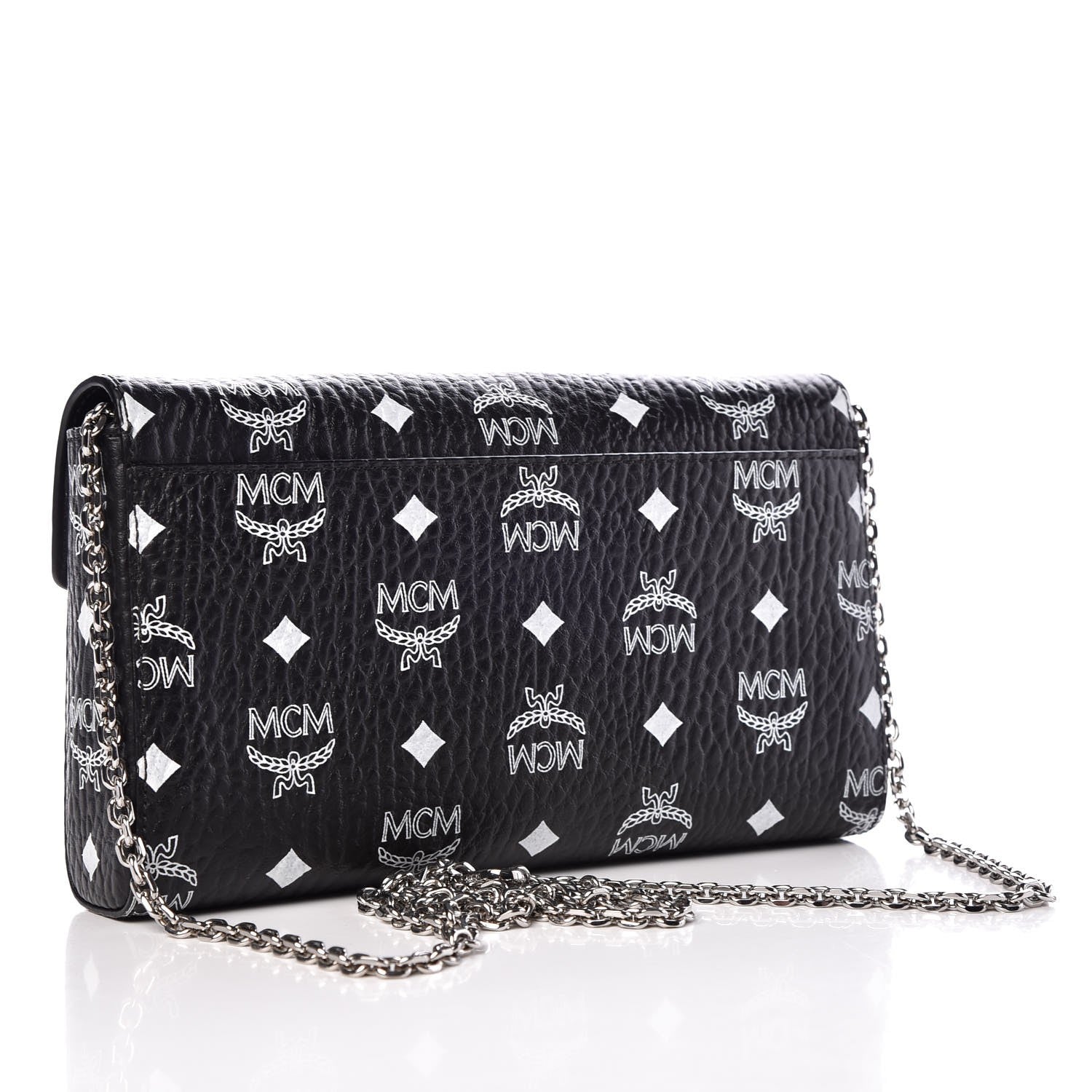 MCM Visetos Patricia Wallet On Chain Black 3 of 7