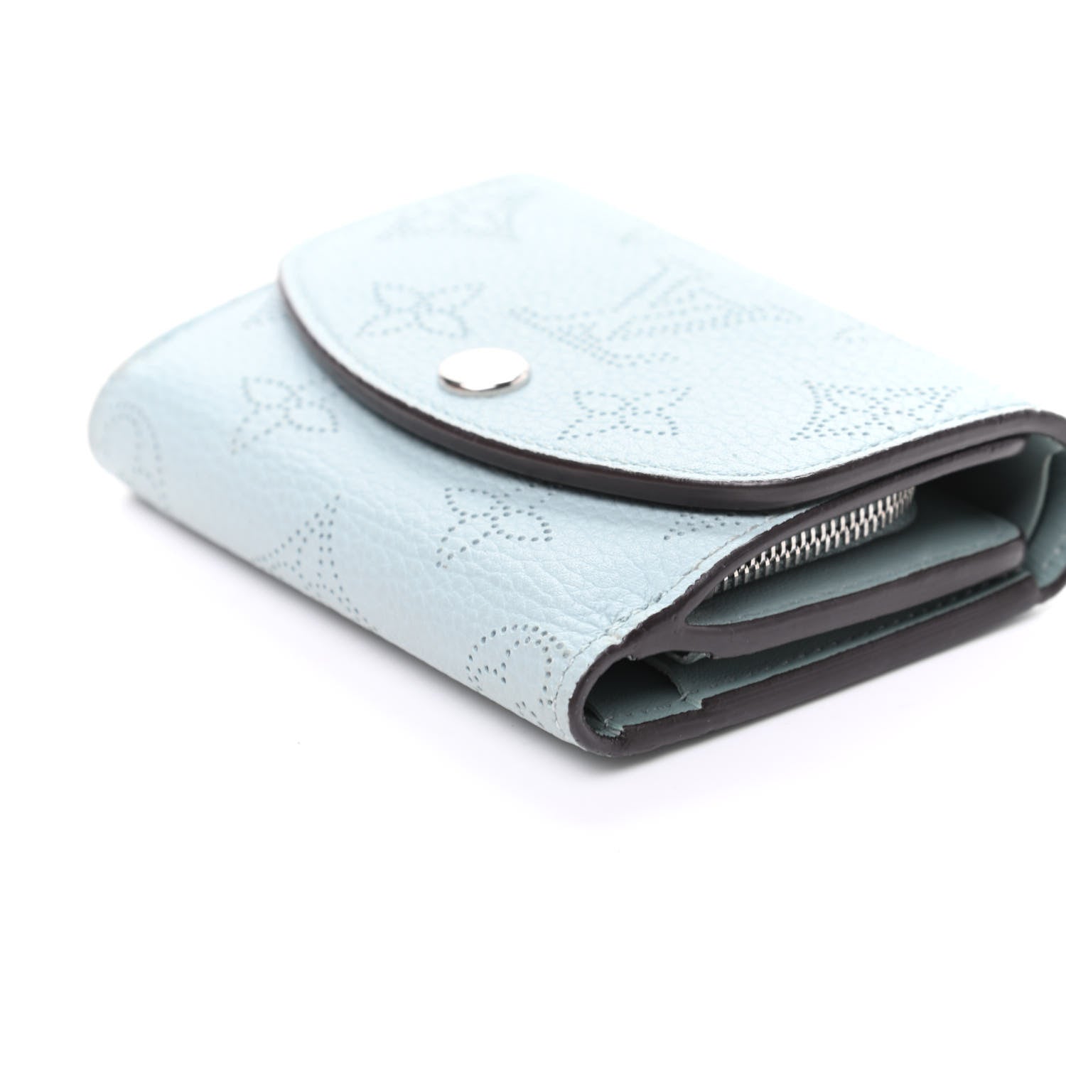 Louis Vuitton Mahina Iris XS Wallet Vert Lagon 9 of 10