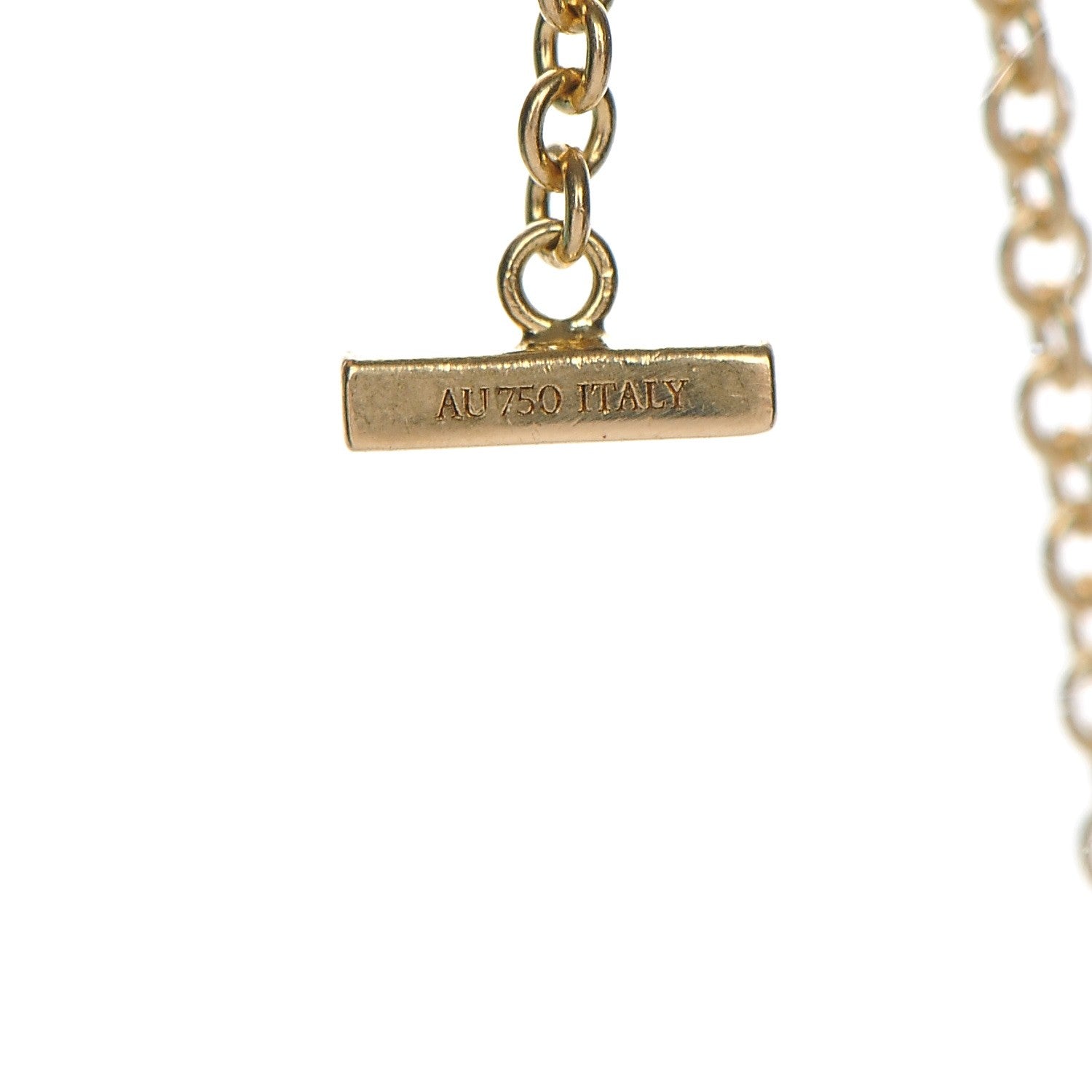 Tiffany 18K Yellow Gold T Smile Bracelet 6 of 7