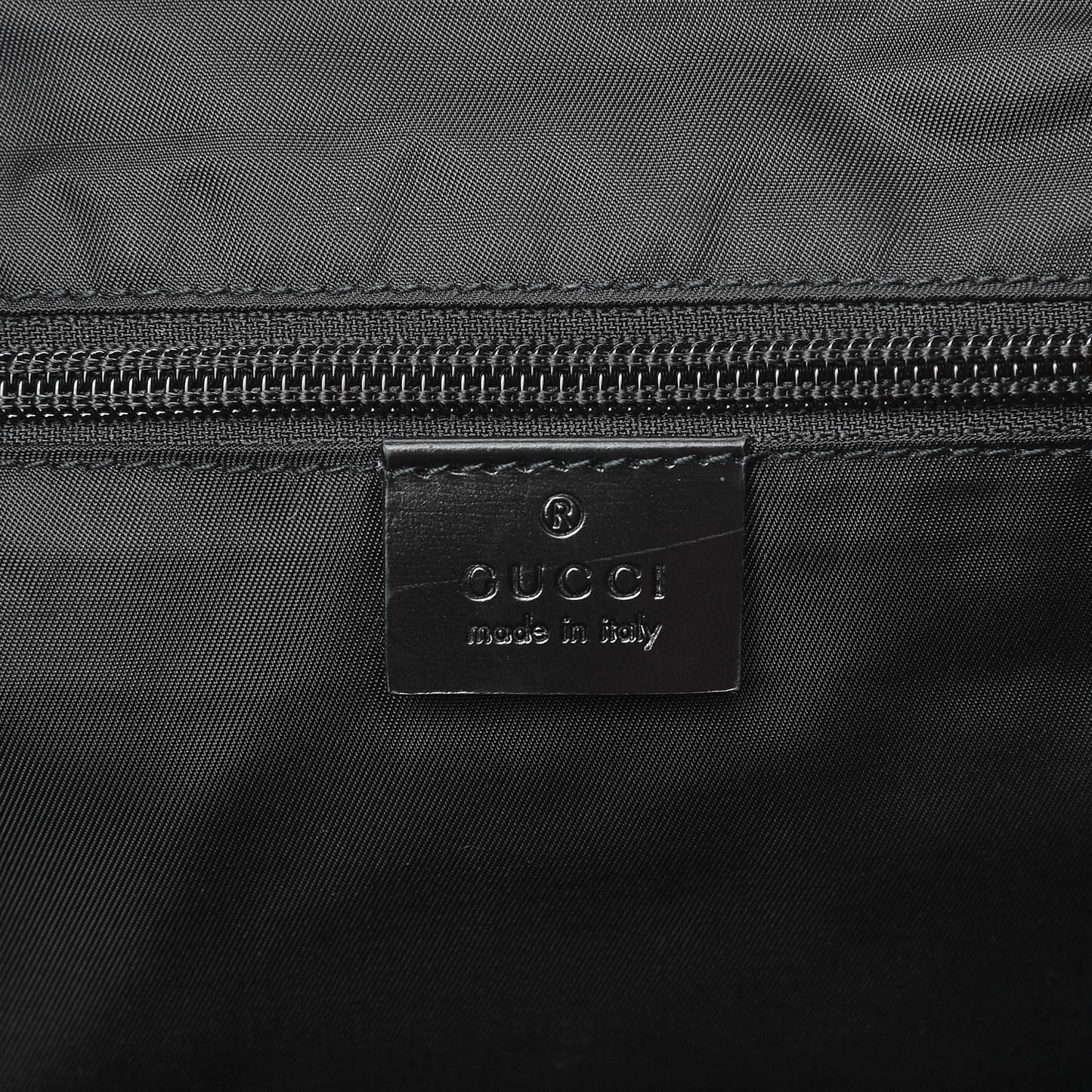 Coated Canvas Interlocking G Large Flap Messenger Bag Black