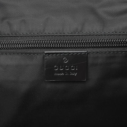 Gucci Coated Canvas Interlocking G Large Flap Messenger Bag Black 6 of 8