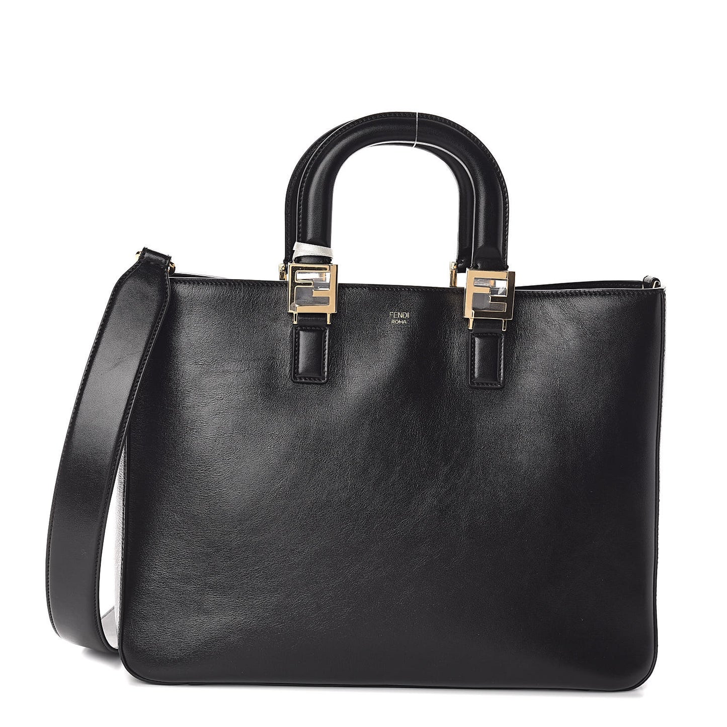 Vitello Glacier Medium FF Tote Black