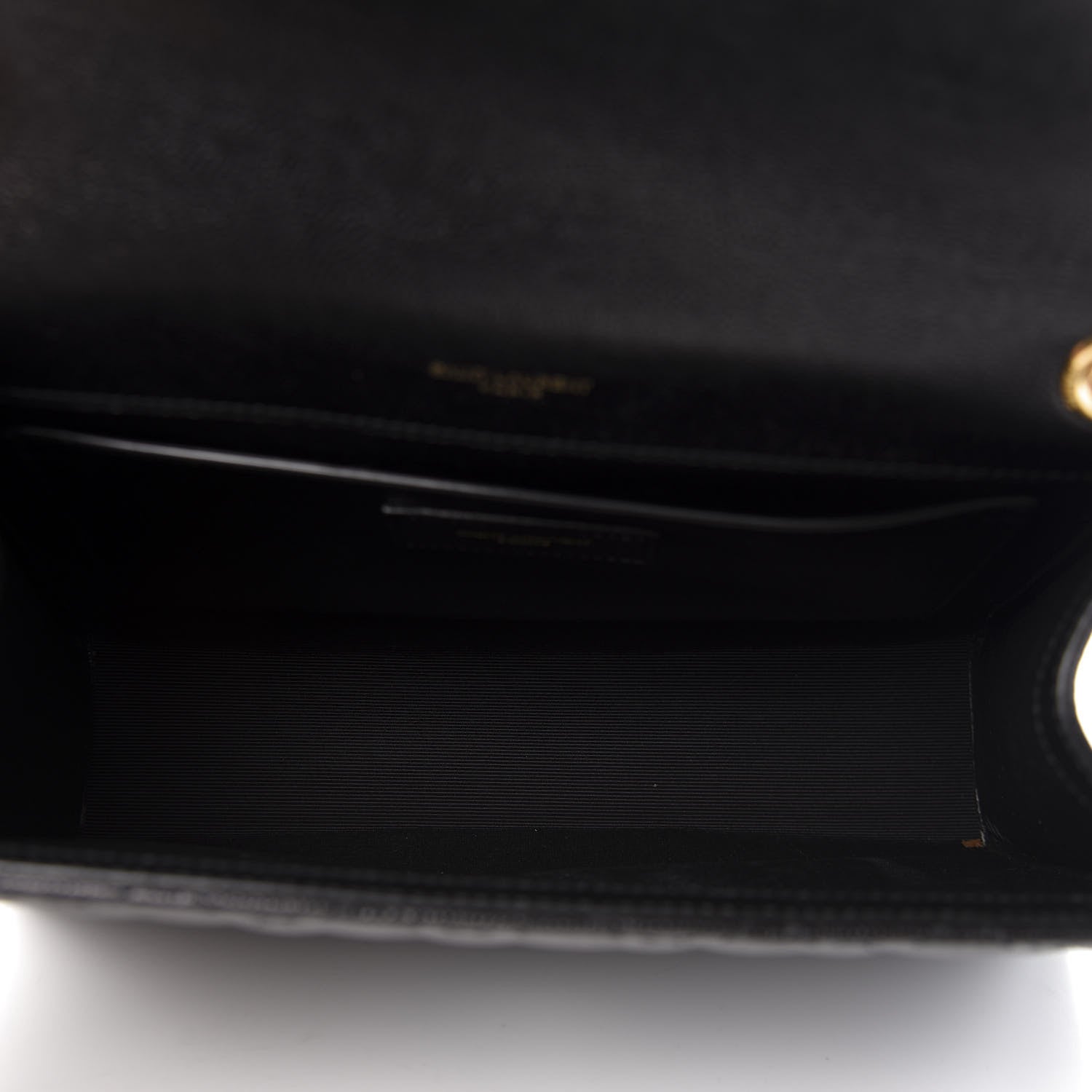 Saint Laurent Grain De Poudre Textured Mixed Matelasse Triquilt Medium Monogram Satchel Black 5 of 13
