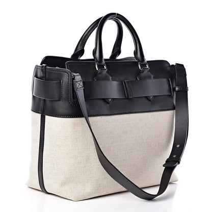 Burberry Canvas Smooth Calfskin Medium Belt Bag Black 3 of 11