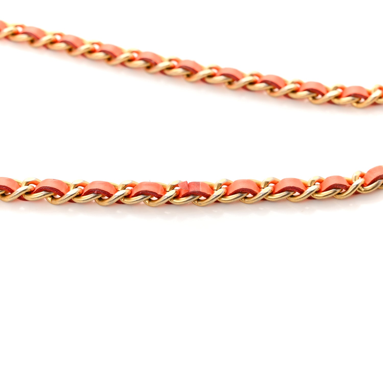 Chanel Patent Calfskin Quilted Boy Wallet On Chain WOC Orange 17 of 18