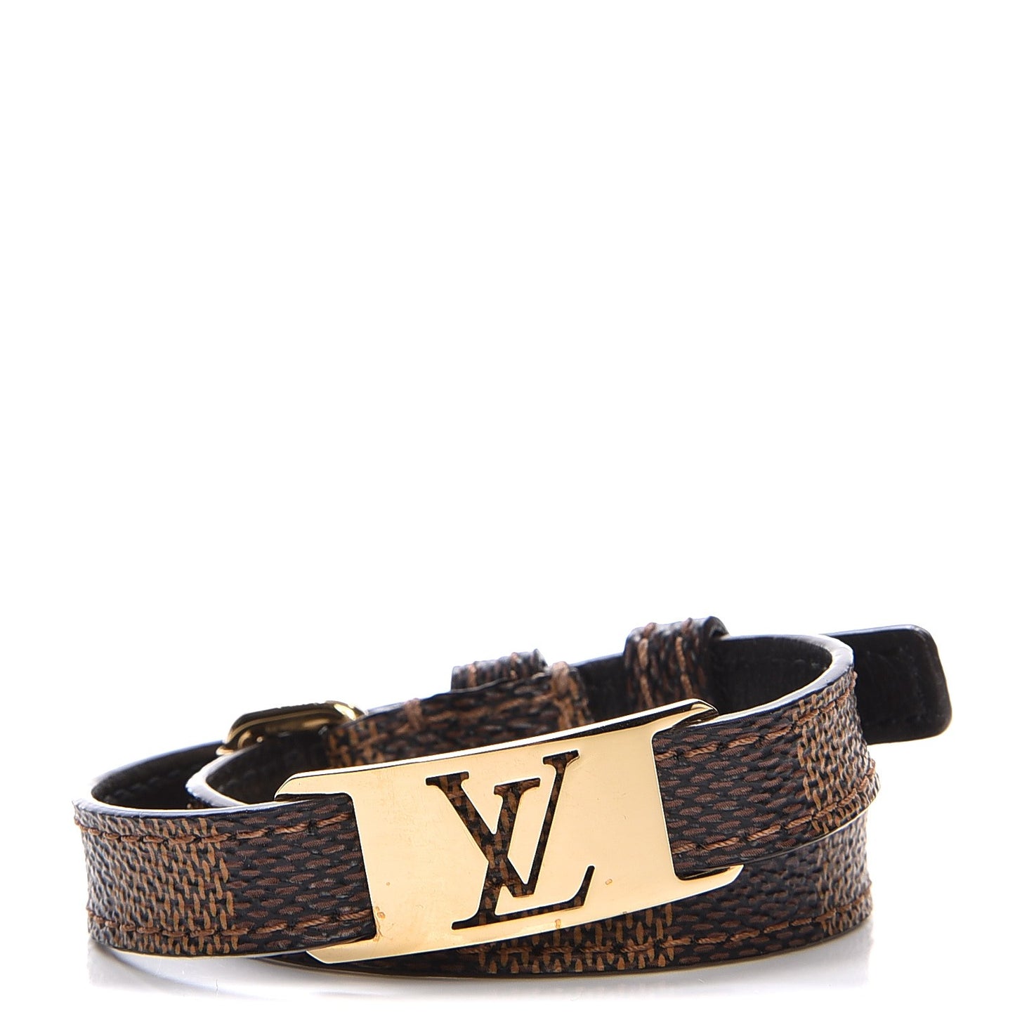 Damier Ebene Sign It Bracelet