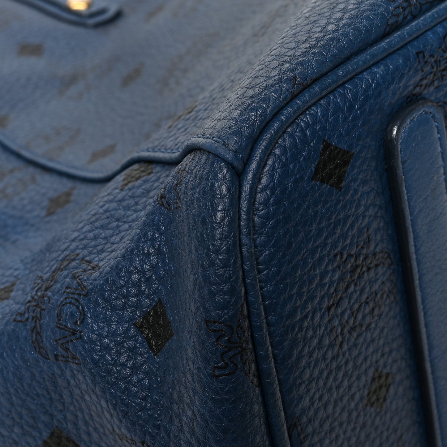 Visetos Medium Project Reversible Shopper Tote Blue