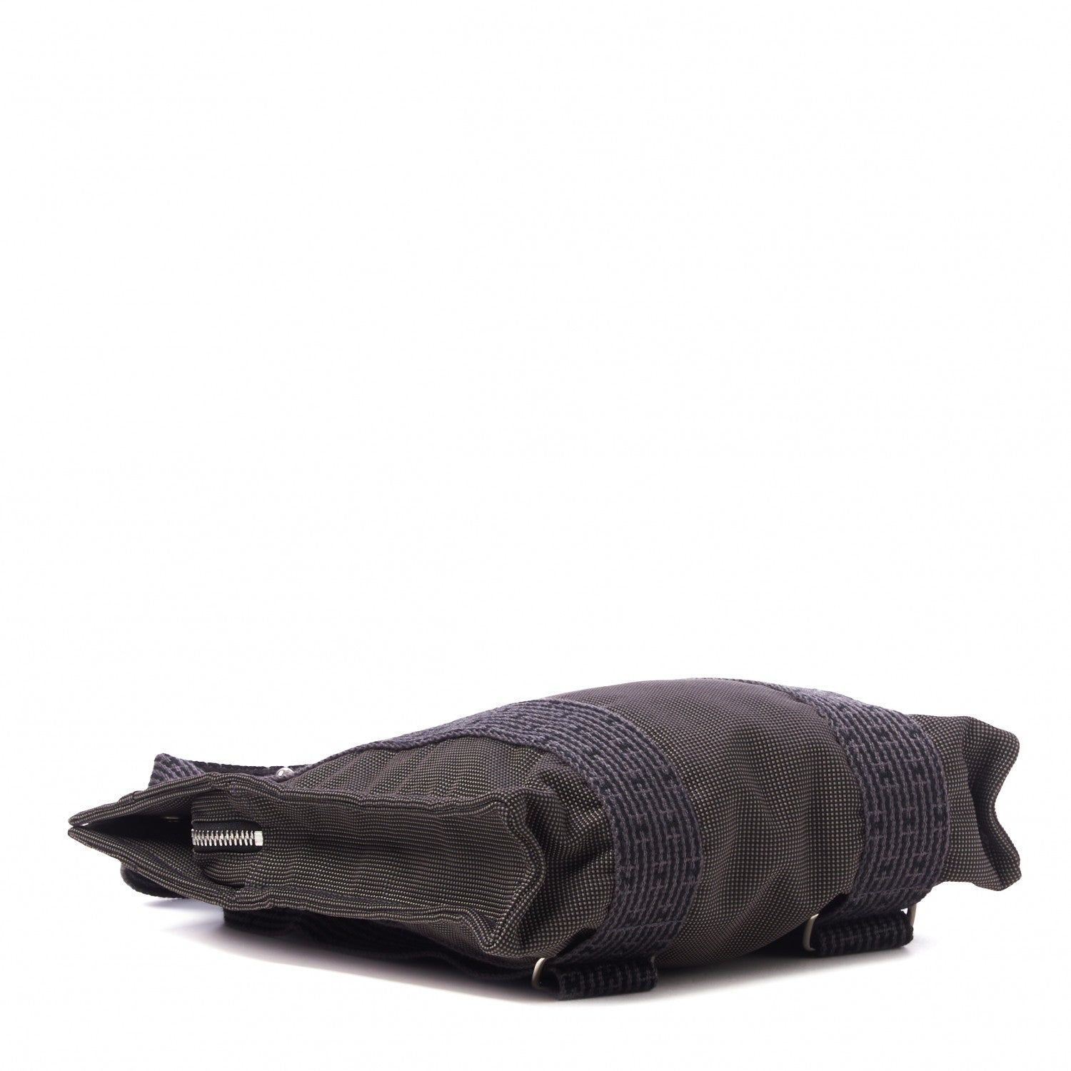 Hermes Canvas Herline Backpack Grey 3 of 7