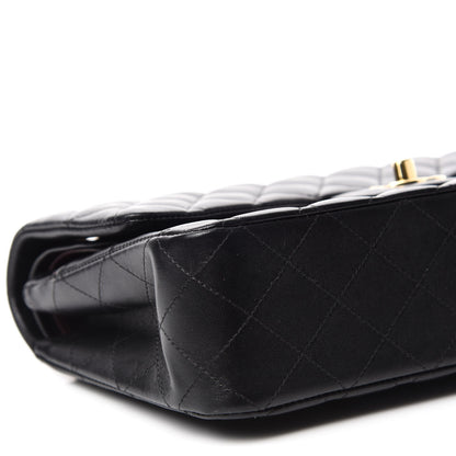 Chanel Lambskin Quilted Medium Double Flap Black 6 of 14
