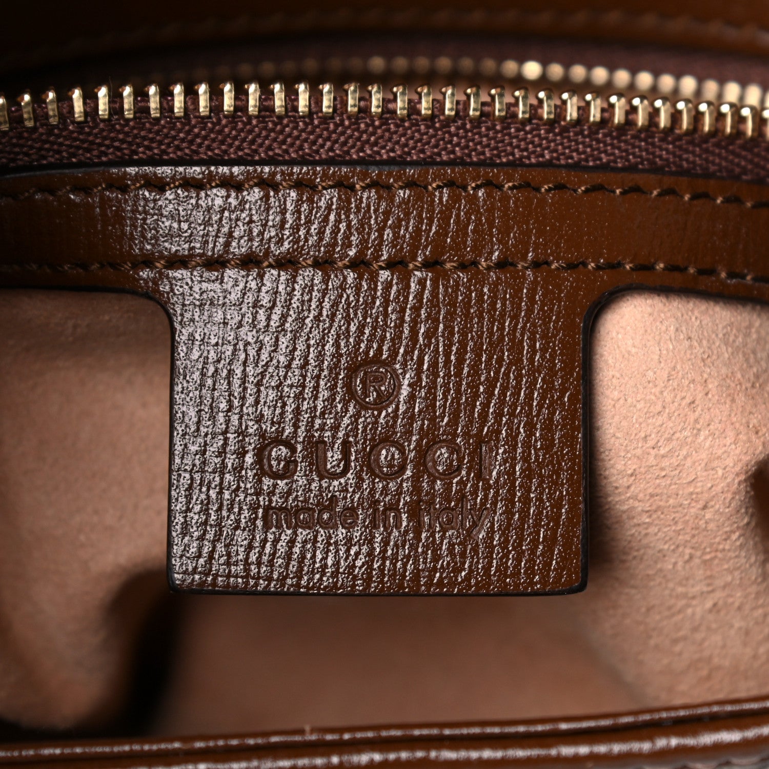 Gucci GG Supreme Monogram Azalea Calfskin Web Small Jackie 1961 Hobo Beige Ebony Brown Sugar 6 of 13