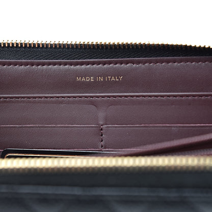 Chanel Caviar Quilted Large Gusset Zip Around Wallet Black 10 of 13