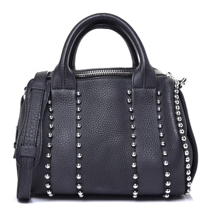 Alexander Wang Calfskin Studded Rockie Matte Black Rhodium Hardware 1 of 9