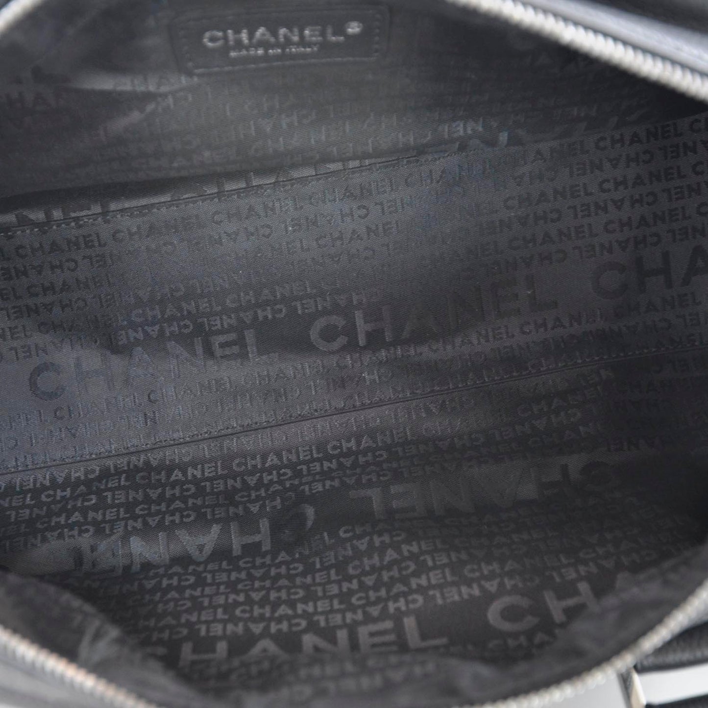 Caviar Square Stitched Satchel Black