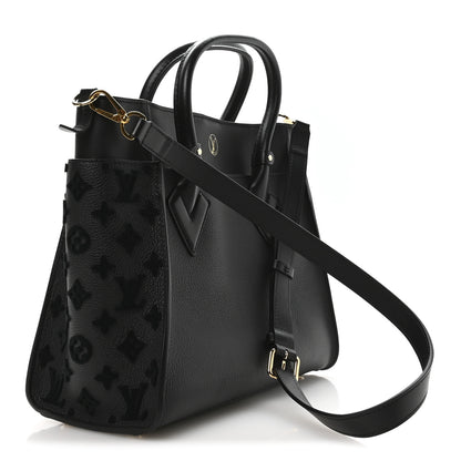 Louis Vuitton Calfskin Monogram Tufting On My Side Black 3 of 10