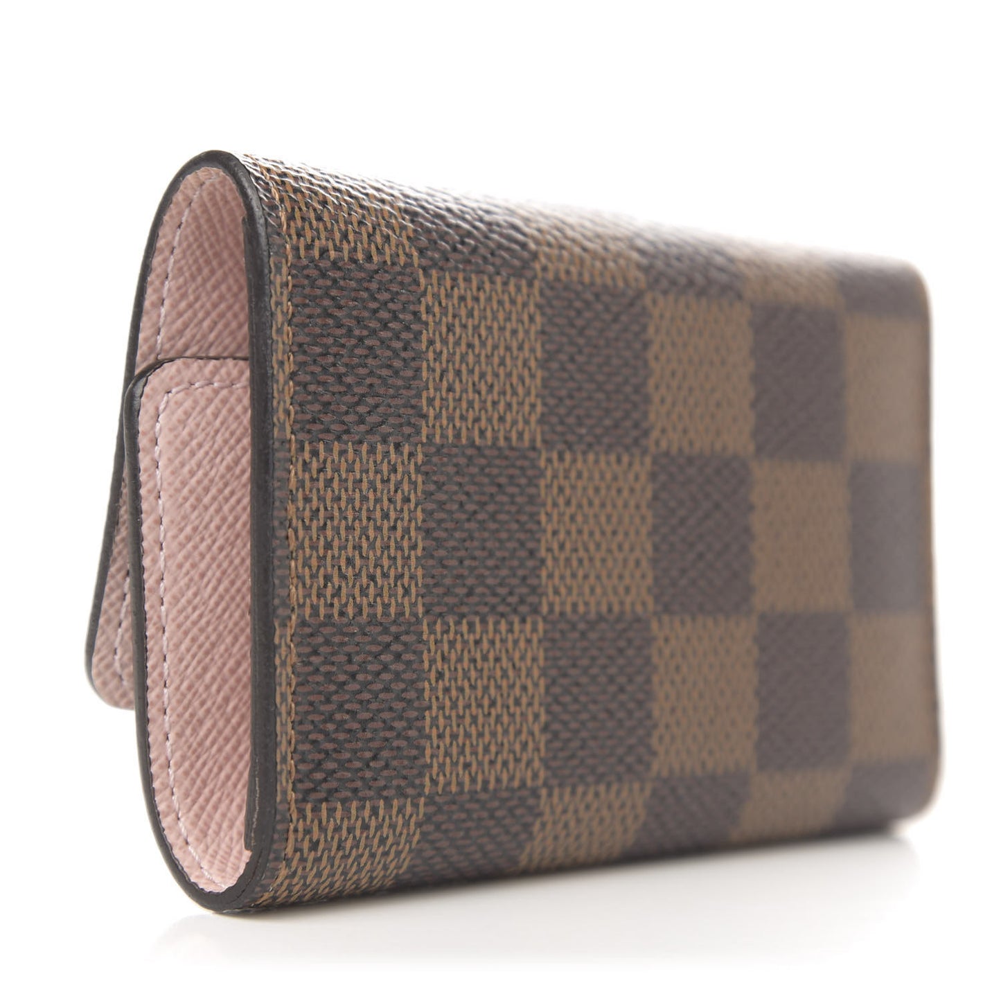 Damier Ebene Multicles 6 Key Holder Rose Ballerine