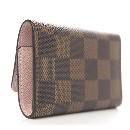 Louis Vuitton Damier Ebene Multicles 6 Key Holder Rose Ballerine 3 of 7