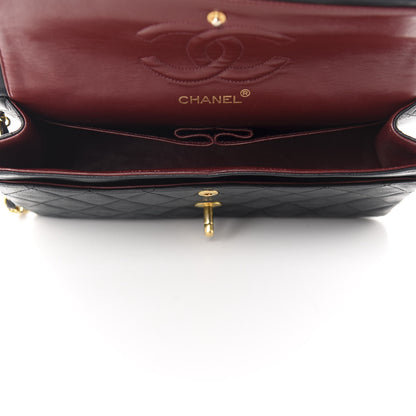 Chanel Lambskin Quilted Medium Double Flap Black 5 of 12