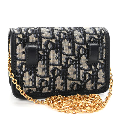 Christian Dior Oblique Nano 30 Montaigne Pouch Blue 3 of 10
