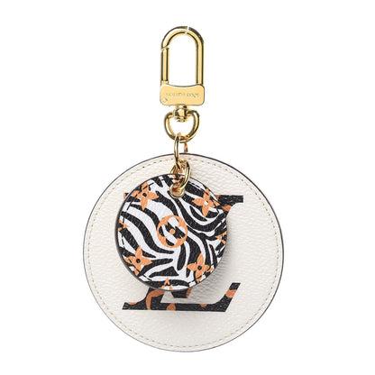 Louis Vuitton Monogram Giant Jungle Bag Charm Key Holder Ivory 4 of 5
