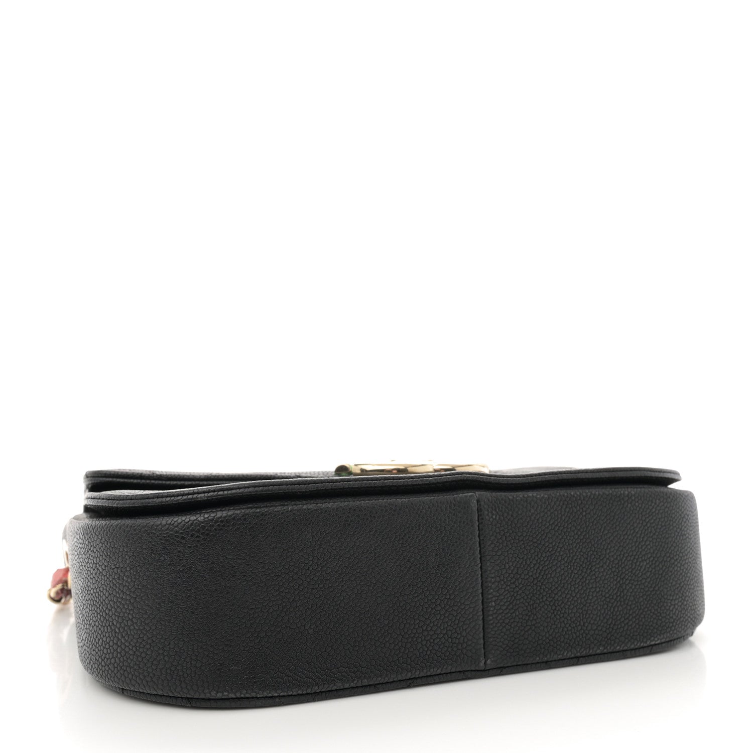 Chanel Grained Calfskin Quilted Medium Cuba Top Handle Flap Black 4 of 13