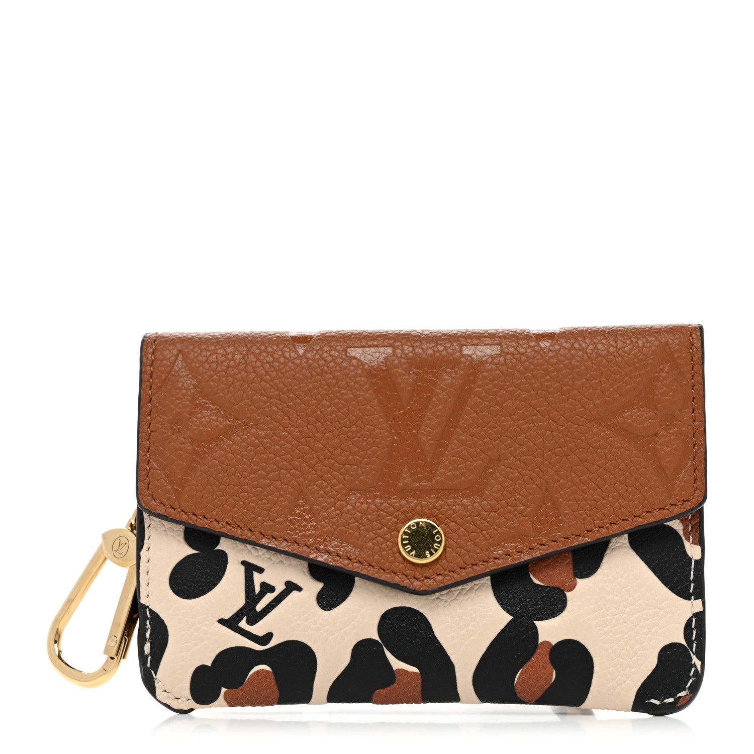 Louis Vuitton Empreinte Monogram Giant Wild At Heart Key Pouch Caramel 1 of 7