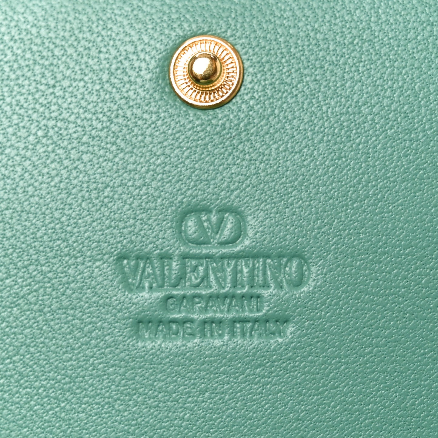 Lizard Embossed Vlogo Bi-Fold  Green