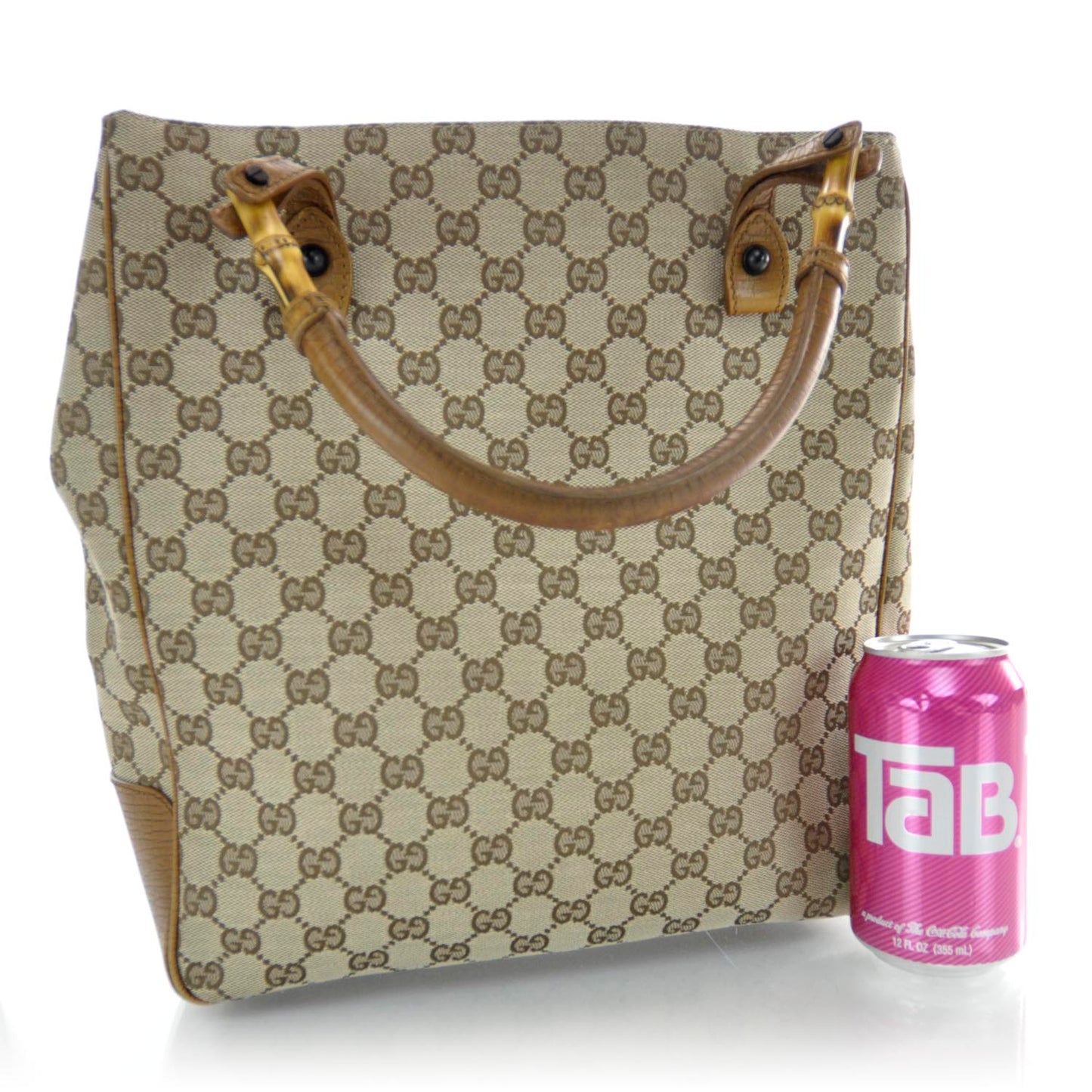 Monogram Bamboo Tote