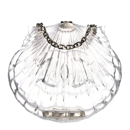 Chanel Plexiglass Evening On The Beach Shell Clutch Clear 1 of 9