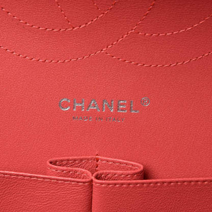 Chanel Caviar Quilted Jumbo Double Flap Light Red 7 of 9