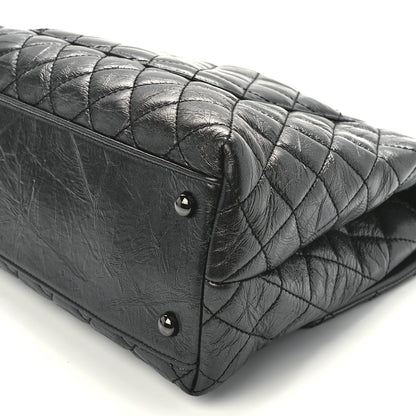Chanel Aged Calfskin Quilted Medium Coco Handle Flap So Black 12 of 12