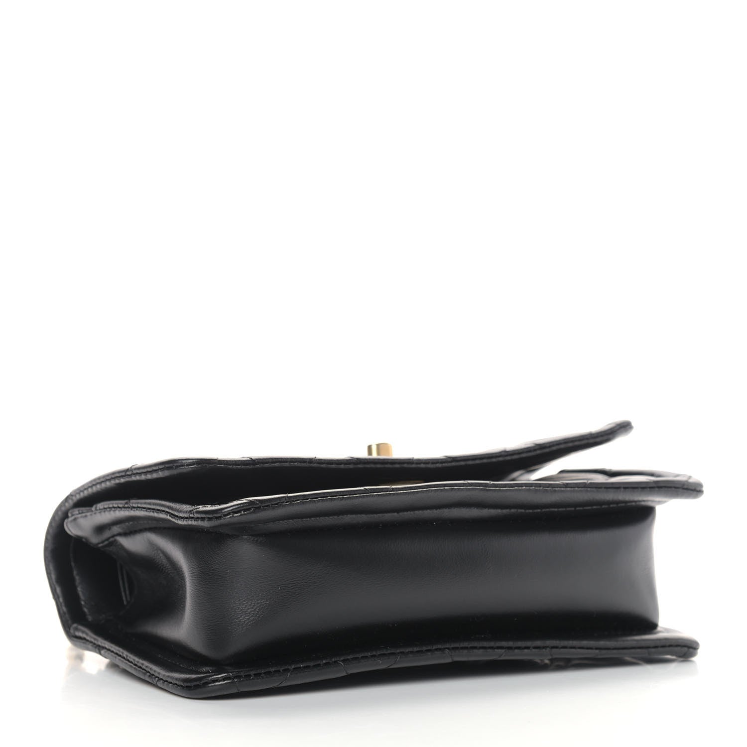 Chanel Shiny Lambskin Quilted Mini Flap Black 4 of 10