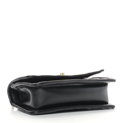 Chanel Shiny Lambskin Quilted Mini Flap Black 4 of 10
