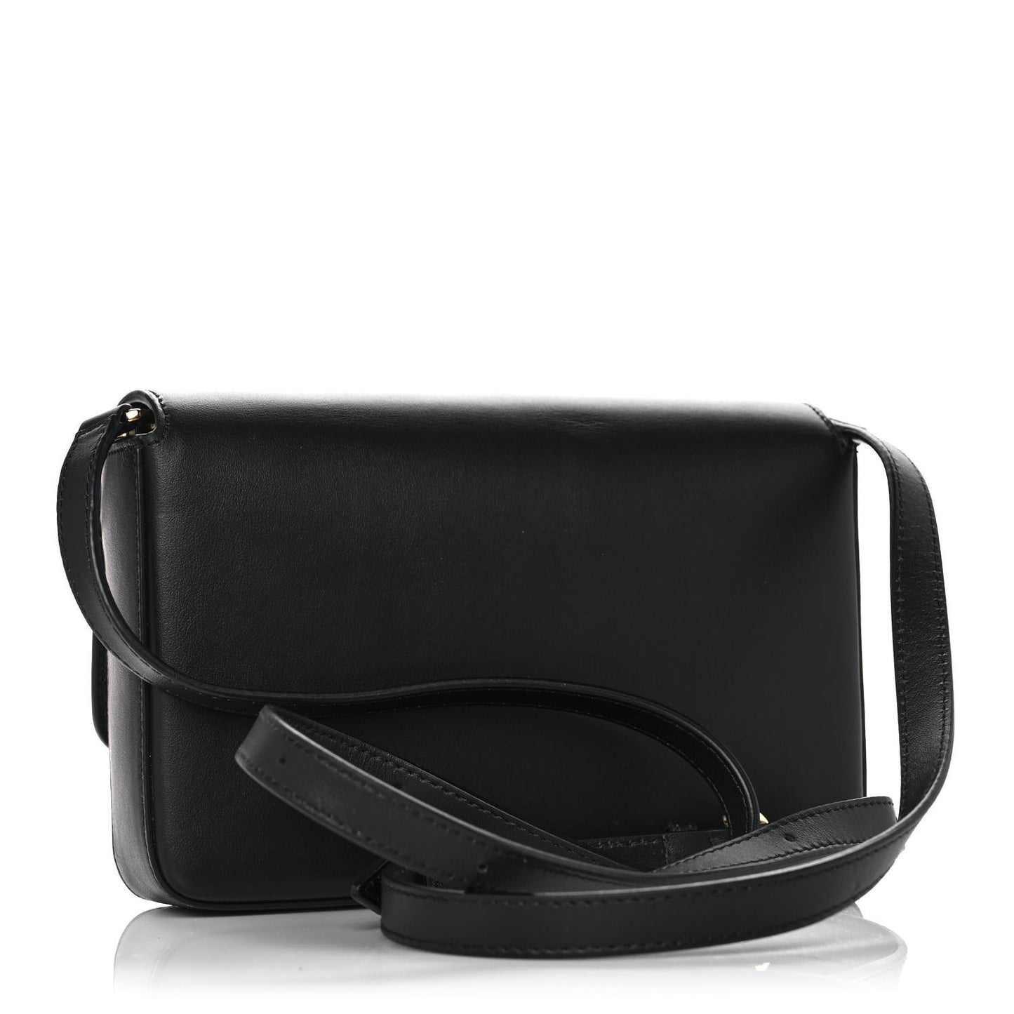 Calfskin Mini Vintage Check Note Bag Black