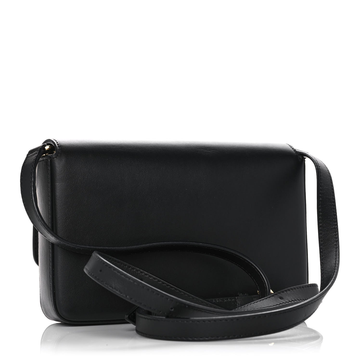 Burberry Calfskin Mini Vintage Check Note Bag Black 3 of 12
