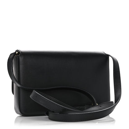 Burberry Calfskin Mini Vintage Check Note Bag Black 3 of 12