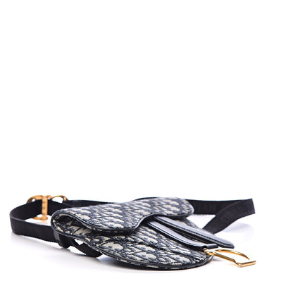 Christian Dior Oblique Saddle Belt Bag Blue 4 of 8