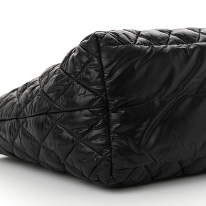 Chanel Nylon Quilted Small Coco Cocoon Tote Black 9 of 10